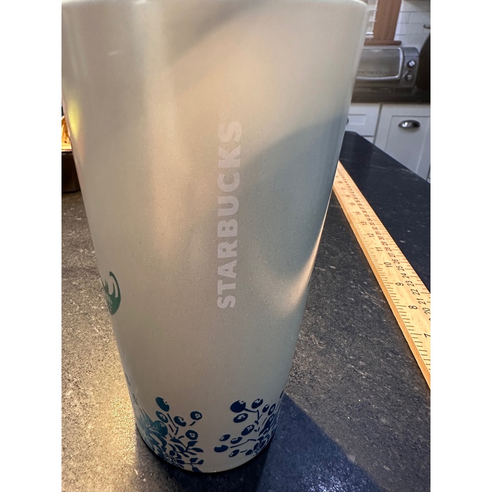 Starbucks 2022 Siren Mermaid Iridescent Ceramic Travel Tumbler Mug 12oz  Lid NEW - Picture 3 of 11